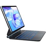 CHESONA Magnetic Keyboard Case, for iPad 10th Generation Case with Keyboard, Auto-Sleep/Wake Switch, Multi-Touch Trackpad, Floating Cantilever Stand, Backlit Keyboard for iPad 10th 10.9" 2022, Black