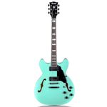 Redid RD-100 Semi-Hollow Body Jazz Electric Guitar (Green)