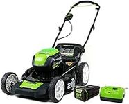 Greenworks PRO 21-Inch 80V Cordless Lawn Mower, 4.0 AH Battery Included GLM801602