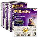 Filtrete 20x25x5 Furnace Filter, MPR 1000, MERV 11, Allergen Defense 12-Month Deep Pleated 5-Inch Air Filters, 4 Filters, 20x25x5 (4.31 Actual)