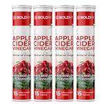 Boldfit Apple Cider Vinegar Tablets for Weight Loss Apple Cider Vinegar Tablet with Mother ACV Effervescent Tablets for Immunity, Digestion, ACV Tablets ACV Apple Cider Vinegar Tablet With Watermelon Flavor - (Pack of 4) 60 Tablets