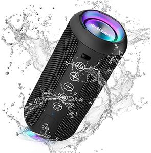 Ortizan Portable Bluetooth Speaker, IPX7 Waterproof Wireless Speaker with 24W Loud Stereo Sound, Outdoor Sport Speakers with Bluetooth 5.0, 30H Playtime,66ft Bluetooth Range,TWS Pairing for Home,Party