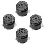 Aluminium Metal Mod Kit Levers Joystick Bullet Buttons for PS4 PS3 Controller Replacement (Black)