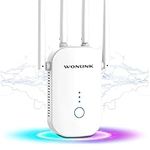 WONLINK WiFi Extender WiFi Booster WiFi Range Extender Internet Booster WiFi Repeater for Home, 1200Mbps Dual Band 5GHz 2.4GHz WiFi Extendr Booster WiFi Amplifier with Ethernet Port, WPS Easy Setup