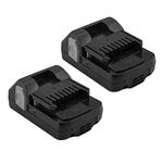 CREABEST 2Pack 18V 2.5Ah Li-ion Compatible with Hitachi BSL1815X BSL1815S BSL1830 BSL1830C 330139 330557 339782