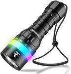 Sofirn SD08 Diving Light, 3200lm Bright Scuba Diving Flashlight, IPX8 Waterproof Rating, Submersible up to 100 Meters, Signal Ring, Easy Twist On/Off, Pro Grade Underwater Gear, Long Runtime