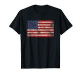 Patriotic American Flag USA Stars and Stripes Rugged Flag T-Shirt