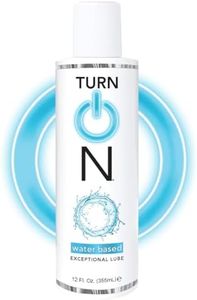 Turn On Water Based Sex Lube 12 Ounce Personal Lubricant - Premium Formula, Safe Vegan, Ph Balanced, Hypoallergenic & Paraben Free, Gel Lube for Men, Women, & Condoms