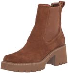 Dolce Vita Women's Hawk H2o Fashion Boot, Chestnut Suede H2o, 9.5