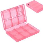 Luniquz 26 in 1 Game Card Case Holder for Nintendo New 3DS / 3DS / Dsi/Dsi XL/Dsi LL/DS/DS Lite Cartridge Box/Pink