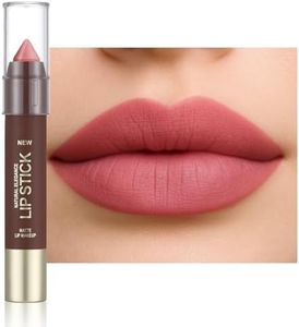 Erinde Matte Lipstick, Long Lasting High Pigmented Velvet Lip Color, Non-Stick Soft Matte Lip stick Pen, Waterproof Smooth Creamy lip Makeup for Daily Wear, Hydrating Non-Drying Matte Finish,#01