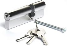 CISA 0G300 European Cylinder C2000, Nickel plated brass, 35/60