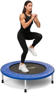 Rebounder Trampoline for Adults, 40 Inch Mini Trampoline for Kids and Toddlers Fitness Exercise, Indoor/Outdoor Bouncing Activities, Max Load 150KG,Easy to Assemble, Stable Design