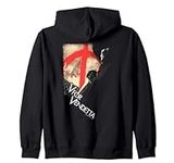 V for Vendetta Army Zip Hoodie