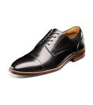 Florsheim Men's Rubano Cap Toe Oxford, Black, 11.5