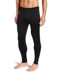 Duofold Men's Mid-Weight Varitherm Thermal Pant, Black, Medium