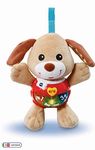 Vtech 502303 Little Singing Puppy Educational Baby, Clip On Cot, Pushchair and Pram, Soothing Soft Interactive Toy, for 3-18 Months Boys and Girls , Brown