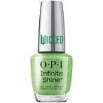 OPI x Wicked OPI'm Phosphorescent! Infinite Shine Nail Polish – Limited Edition Glow-In-The-Dark Green Nail Varnish, Long-Lasting, 15ml