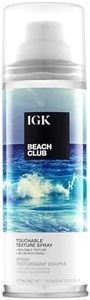 IGK BEACH CLUB Volumizing Texture Spray, volumizing hair products, hair spray flexible hold, beach waves spray, beach wave spray for hair, 5 Oz
