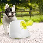 ALL FOR PAWS Automatic Dog Ball Launcher with 3pcs 5 cm Tennis Balls, Interactive Dog Tennis Ball Thrower, Interactive Puppy Fetch Toy, Mini Dog Ball Throwing Machine for Small and Medium Dogs