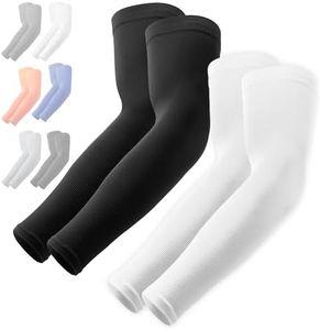 OutdoorEssentials UV Sun Protection Arm Sleeves - Compression Arm Sleeve, UV Arm Sleeves for Men,Women - Sports Cooling Sleeves, Baseball, Golf