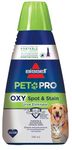 Bissell Professional Pet Spot & Stain + Oxy Formula - Portable Cleaners | 2034c 946 Milliliter