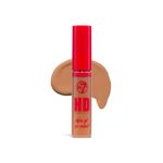 W7 HD Concealer - Rich and Creamy Matte Formula - Medium Lasting & Buildable Coverage (DW9 Dark Warm)