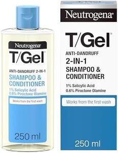 Neutrogena T/Gel 2 in 1 Anti-Dandruff Shampoo and Conditioner (1x 250ml), Shampoo and Conditioner to Help Fight Dandruff From First Wash, Haircare for Soft, Shiny Healthy-Looking Hair and Scalp