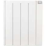 MYLEK Ceramic Panel Heater Radiator Electric with Programmable Digital Timer 1000w - Aluminium Wall Mounted Freestanding Slim White, IP24 Splashproof, LOT 20 Eco Design Energy Efficient (1000W)