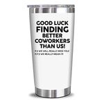 NewEleven Coworker Leaving Gifts - Farewell Gifts, Going Away Gift For Coworker - New Job, Goodbye, Good Luck Gifts For Coworkers, Colleagues, Boss, Men, Women, Friends - 20 Oz Tumbler