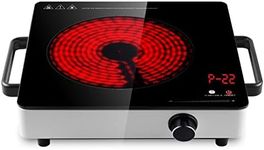 2200W Portable Electric Cooktop Cer