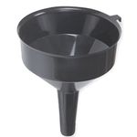 Simply FUN102 102MM (4IN) Funnel for Mess-Free Rapid pouring of Liquids and Finely Grounded Solids - Lightweight & Compact,Black