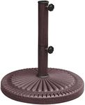 66-lb Weather Resistant Umbrella Base in Bronze Resin Finish