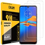 For Motorola Moto E6 Plus Screen Protector, [2 PACK] Tempered Glass [9H Hardness] [Bubble Free] [Case Friendly] Screen Protective Film For Moto E6 Plus