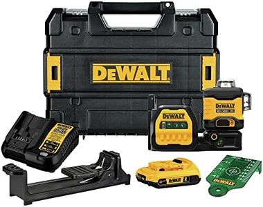 DEWALT 20V/12V MAX Laser Level Kit, 3 x 360, Green (DCLE34030G)