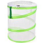 ZOENAR Butterfly Habitat Insect Cage 30X35CM, Butterfly Terrarium Pop up Clear Mesh Caterpillars Habitat Cage with Top Windows for Boys and Girls Ages 5+