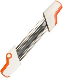 2 in 1 Chainsaw Sharpener, Easy File Chain Saw Sharpener Tool for 0.325'' Pitch - 3/16" (4.8mm) File Diameter Safe Faster Filing Sharpening Tool
