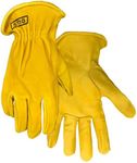 Golden Stag Work Glove Heavy Duty Women's Economy Deerskin Glove, Women's Large, 811W - 4 Pairs Ranching, Driving, Working