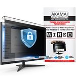 Akamai Office Products Easy On/Off Removable 20.0-22.0 Inch (Diagonally Measured) Acrylic Monitor Privacy Screen Filter for Widescreen Computer Monitors ANTI-GLARE