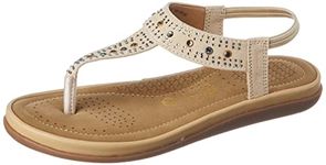 BATA COMFIT Women's DIAMONTE E Sandals (6618142_BEIGE_7 UK)