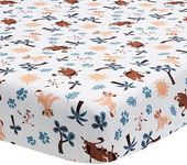 Lambs & Ivy Lion King Adventure Fitted Crib Sheet, Multicolor