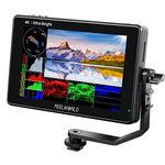 FEELWORLD LUT7S 7 Inch 2200nit Ultra Bright SDI Touch Screen DSLR Camera Field Monitor with 3D Lut Waveform Vectorscope Automatic Light Sensor HD 1920x1200 3G SDI 4K HDMI Input 8.4V DC Output Tilt Arm