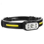 KRESHU Portable LED Running Headlight Waterproof Super Bright Mini COB Headlamp Outdoor for Running, Camping, Hiking, Fishing, Books Reading in Night Mode 260° Wide Beam (1-pcs)