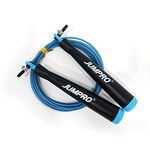 Speed Professional Exercise Jump Rope for Men and Women - Skipping Jumping Rope for Fitness Training Workout for Adults - Great for Cardio, Boxing, CrossFit (Premium, S700, Made in Korea) Blue