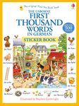 First Thousand Words in German Sticker Book: 1 (First Thousand Words Sticker Book)