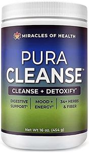 Pura Cleanse, The Original & Authentic Formula, Super Herb & Fiber Detox Drink.