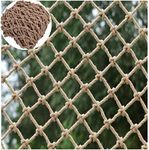 KACQIHTU Safety Hemp Rope Net Kids Climbing Safety Net Children Safety Rope Net Balcony Stairs Fence Garden Playground Protection Net Indoor & Outdoor Decor Rope Net(Size:2X2M,Color:10mm/10cm)