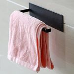 Rasdion Adhesive Wall Hanging Kitchen Towel Rack | Tissue Roll Paper Hanger | Wardrobe Scarf Tie Stand Slippers Hanging Rack | Bathroom Sink Area Towel Hanger