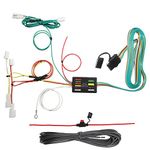 MECMO 4 Way Flat Trailer Wiring Harness for 2011-2014 Toyota Sienna & 2011-2020 Sienna SE, T-Connector w/Powered Taillight Converter, Plug-in Simple Vehicle-Side 4-Pole Flat Trailer Hitch Wiring