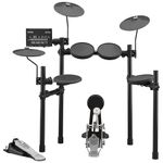 Yamaha DTX452K Customizable Electronic Drum Kit with 3-Zone Snare Pad, KP65 Kick Tower and Bass Pedal